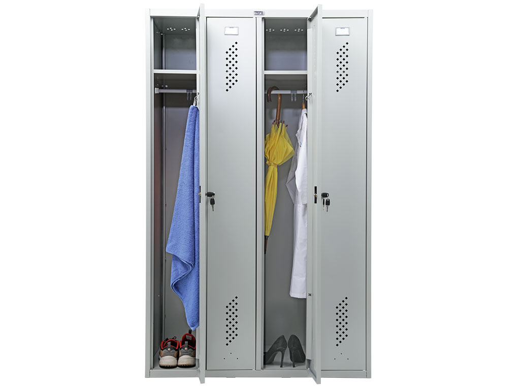 Шкаф для одежды (для раздевалок) ПРАКТИК LS-41