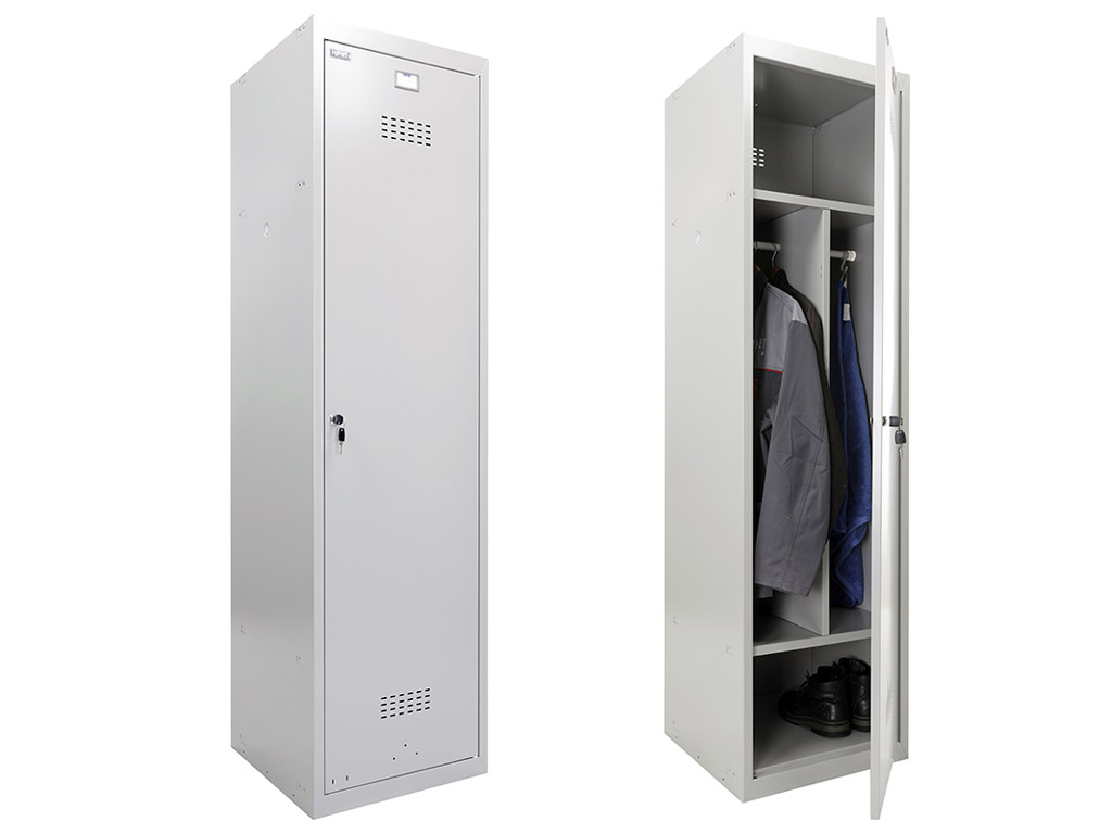 Шкаф для одежды, раздевалок (базовый модуль) ML 11-50